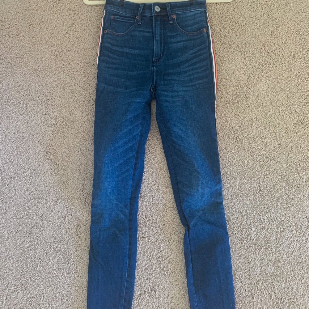Abercrombie high rise skinny jeans